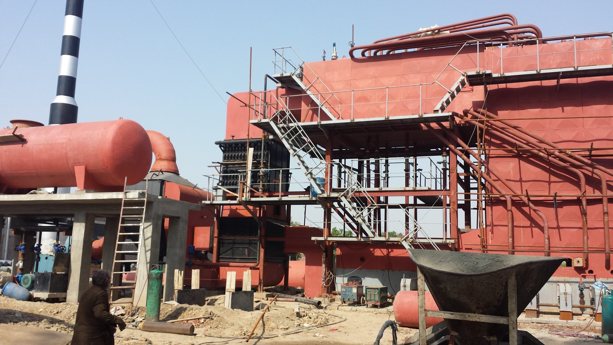 Coal‑fired steam boiler